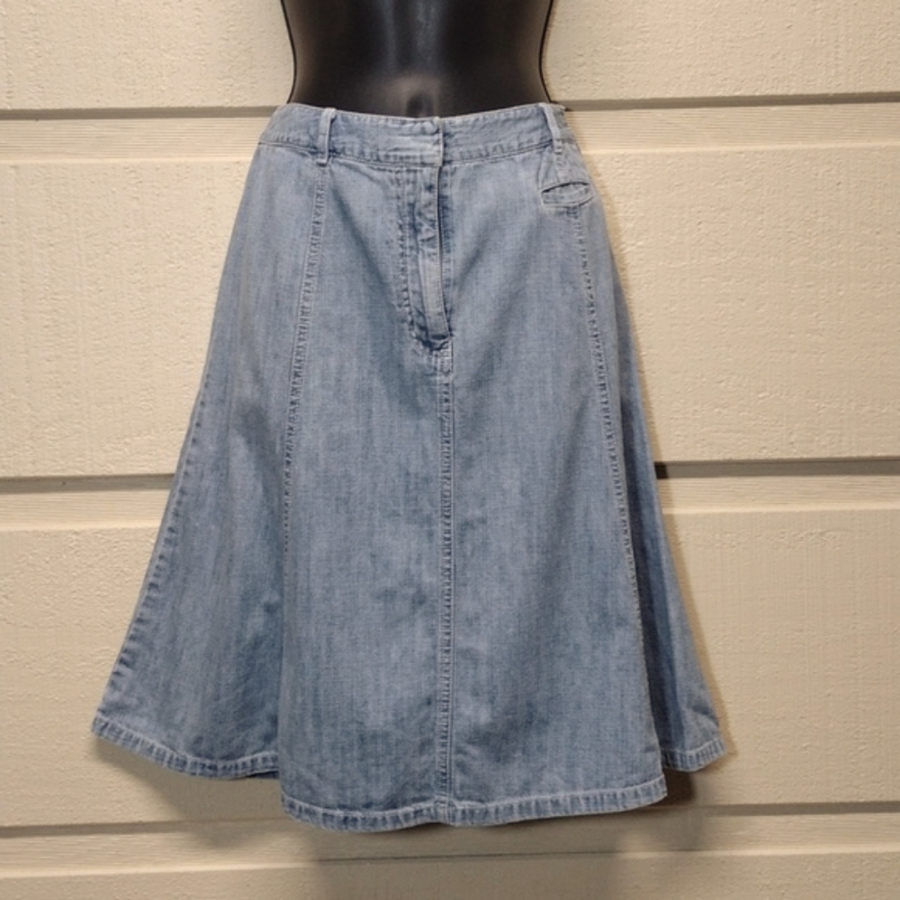 LL Bean Denim Skirt 10P